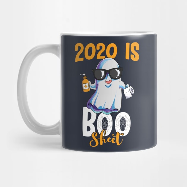 2020 is Boo Sheet Ghost wearing Sunglasses Halloween Gift by BioLite